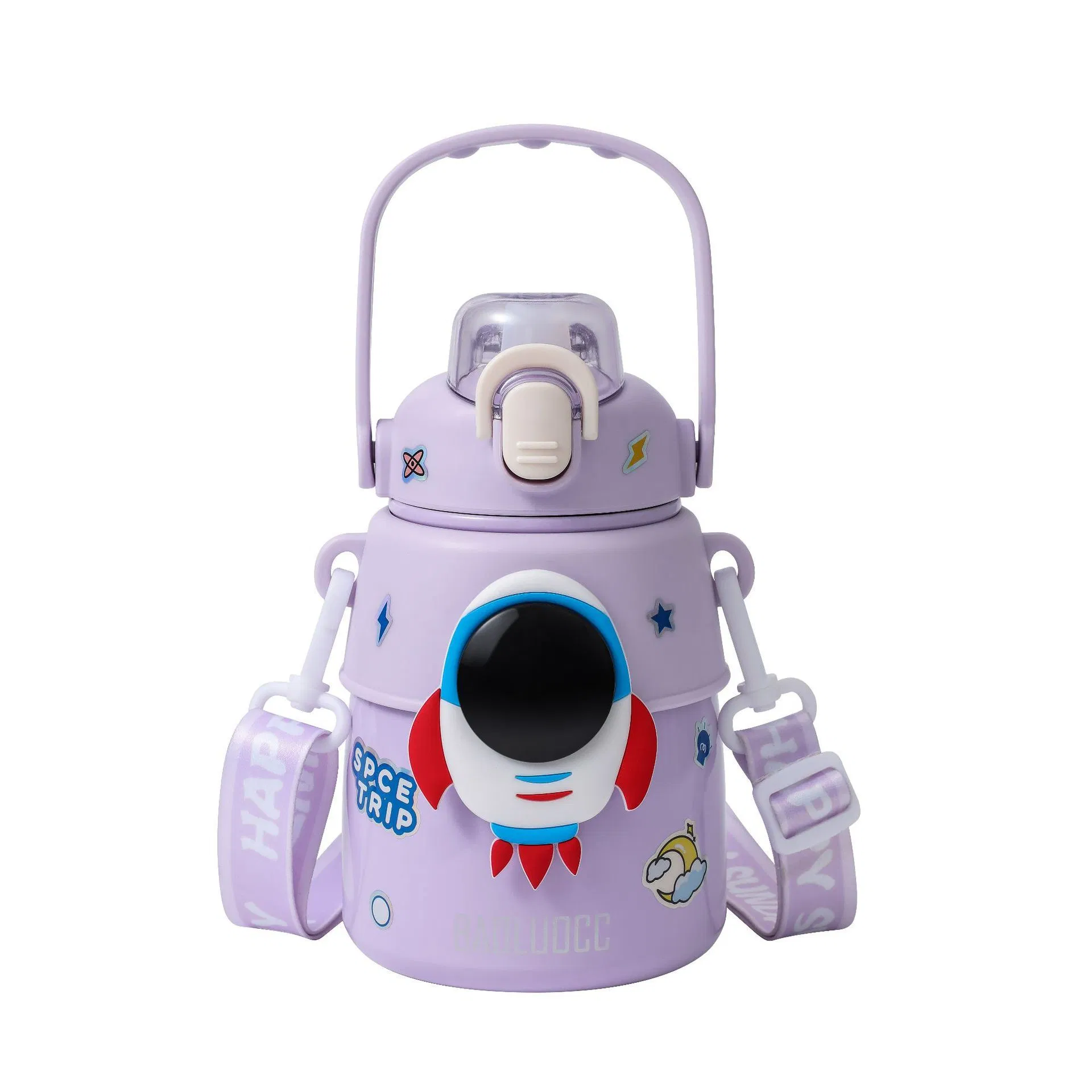 Children's Space Astronaut Portable Big Size Thermos Bottle Boy Girl Thermos Water Bottle Kids Vacuum Bottle 316 Stainless Steel School Bottle Wholesale Price
