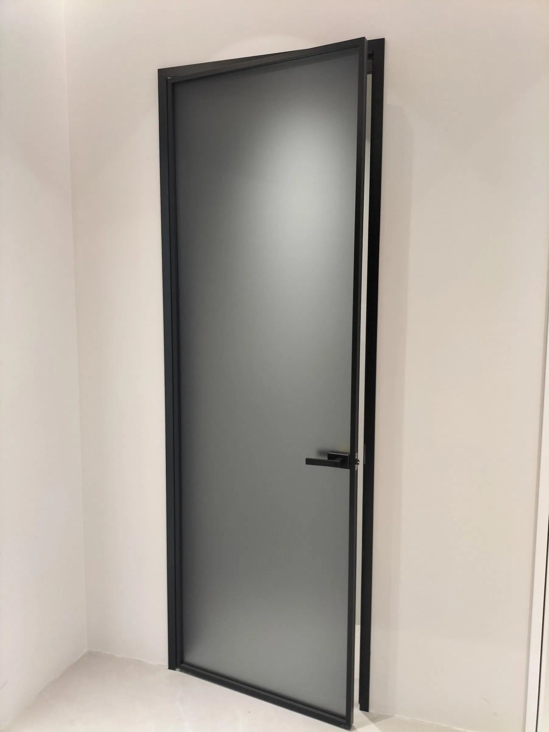 New Design Custom High Quality Modern Double Casement Front Entrance Double Glass Security Aluminum Casement Hinged Door