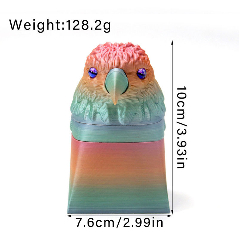 3 Layers Gradient-Colored Eagle-Shaped Grinder New Style Grinder for Shop Zinc Alloy Grinder