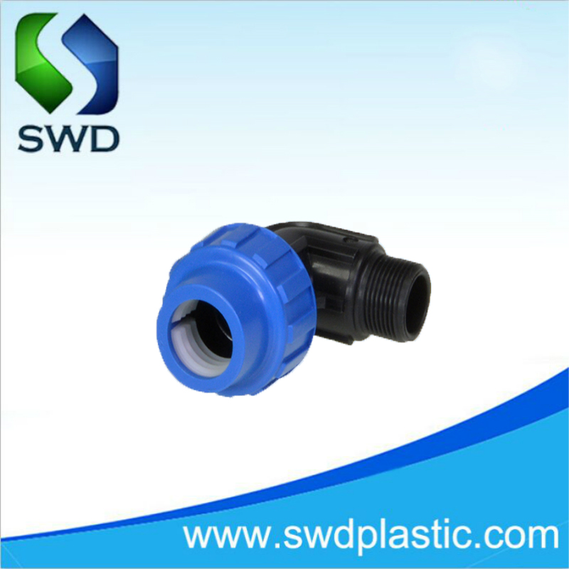 PP Compression Fittings Equal Tee Pn10 Factory Top Quality