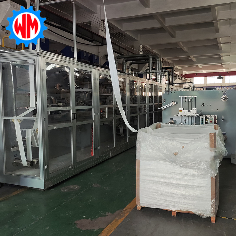 Full Servo Automatic Underpad Making Machine Pet Pad Production Line Customized