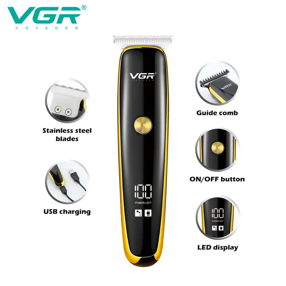 Hot Selling 2023 Vgr Hair Shaving Machine for Men China Hair Clipper