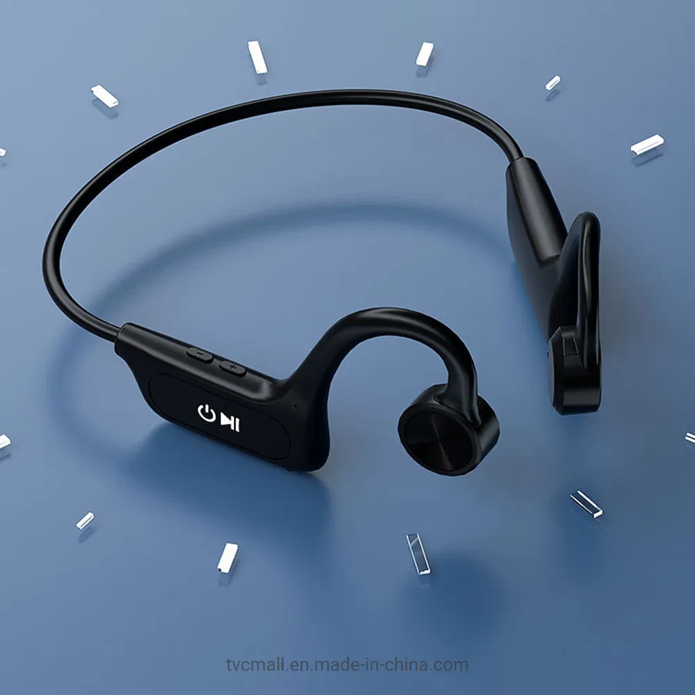 G8 [Without Memory Card] Bluetooth 5.0 Bone Conduction Tws Headphones Ipx5 Waterproof Open Ear Sports Headphones for Running Hiking Driving Bicycling