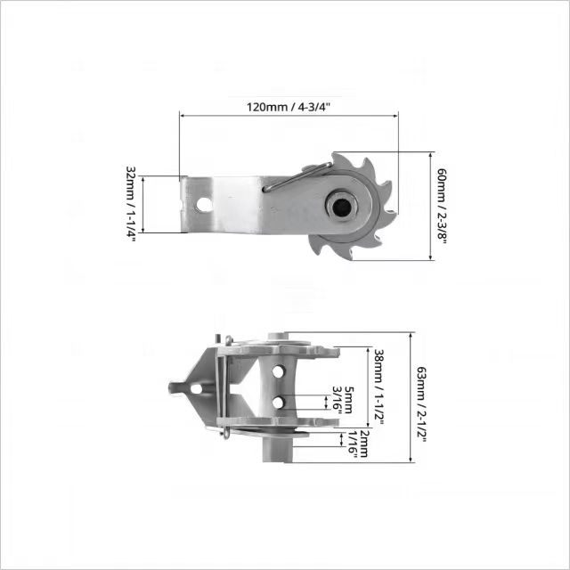 Fence Wire Tensioners for Cable Strainer with Wheel