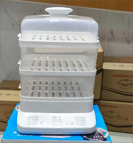 Electric Steamer Cooker Electric Steamer Cook Dim Sum Electric Steamer for Food Egg Steamer Electric Egg Boiler Electric Egg Steamer