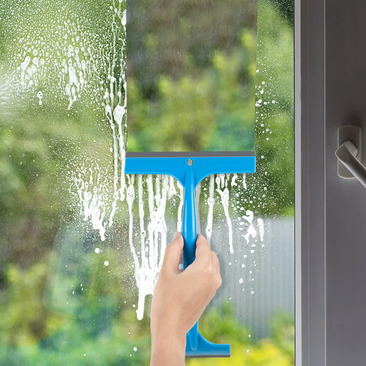 Premium Double-Sided Shower Squeegee for Crystal Clear Glass Car Window Squeegee