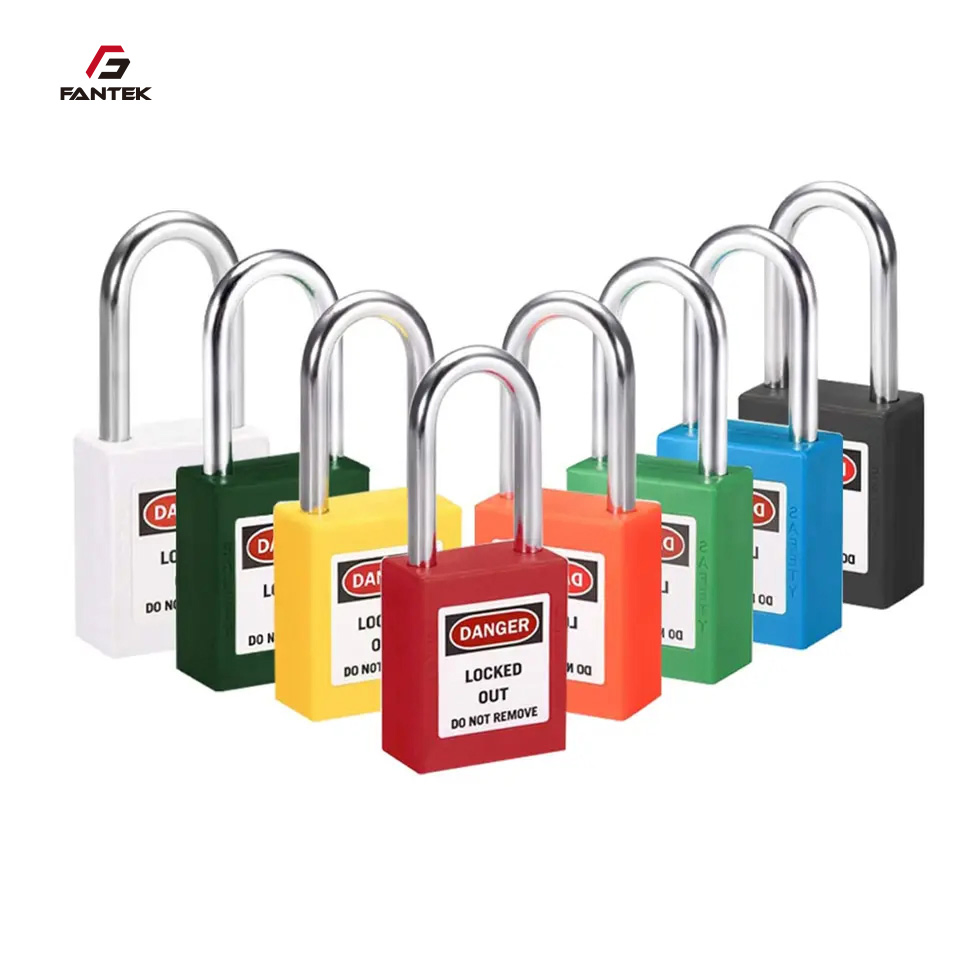 Heavy-Duty Safety Lockout Padlock with Tagout Features for Industry