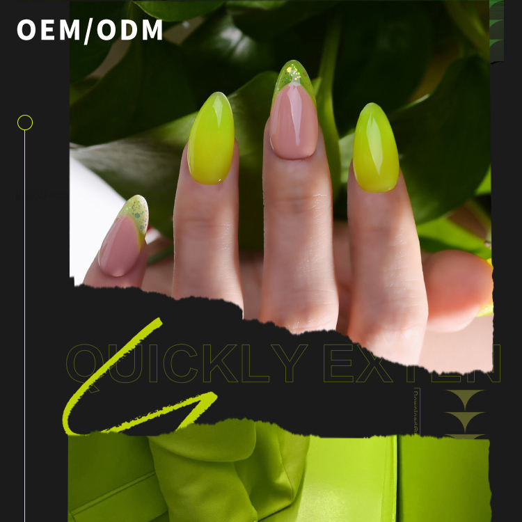 Free Samples OEM ODM Extend Fluorescent Nail Gel Polish Private Label UV Nail Extension Gel