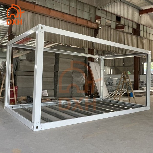Dxh Factory Custom 10FT 20FT 30FT 40FT Modular Prefabricated Container House Weld Steel Structure Kit Frame for Villa Hotel Dormitory School Classroom Camp