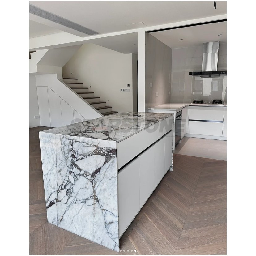 Calacatta Viola Luxury Marble Factory Price Natural Stone Marble Countertops