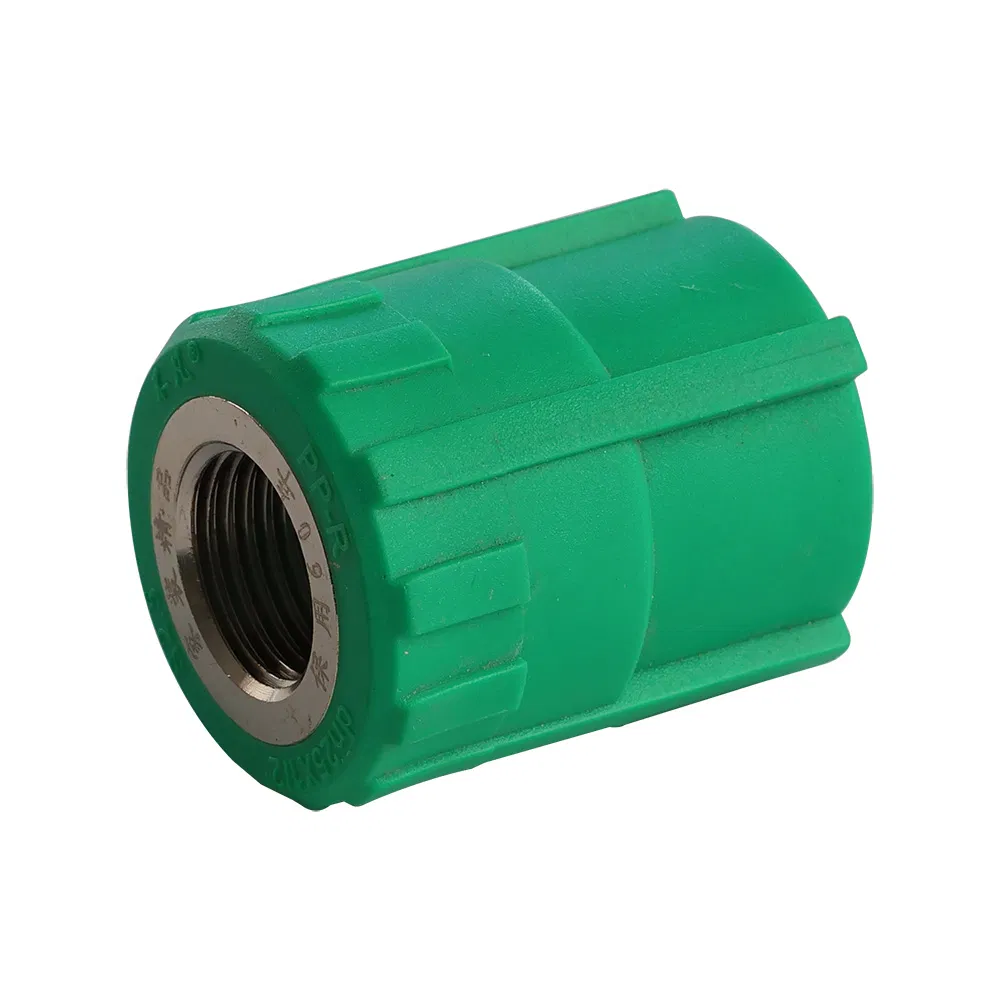 PPR Pipe Fitting Female Thread Union Coupling Polypropylene Plastic Tube Fitting with Brass