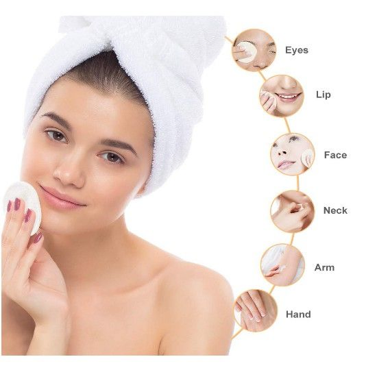 Reusable Make up Remover Pads Bamboo Washable Cosmetic Pads