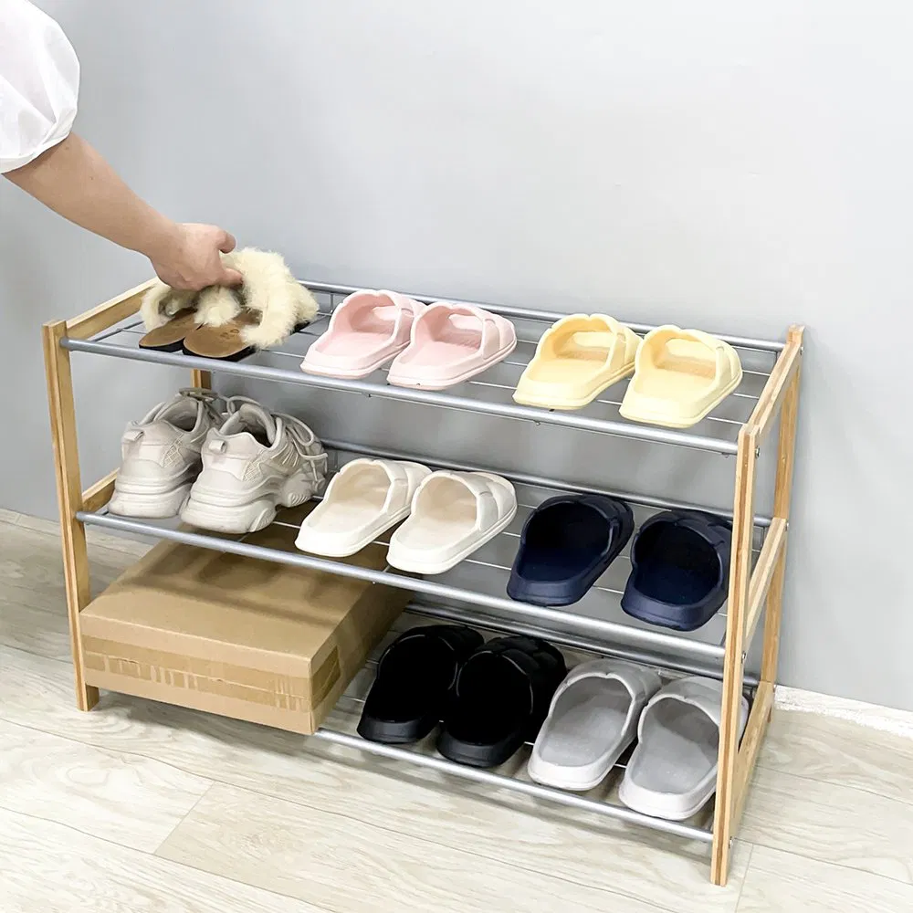 Многоярусная стальная полка для обуви 2-5 уровней