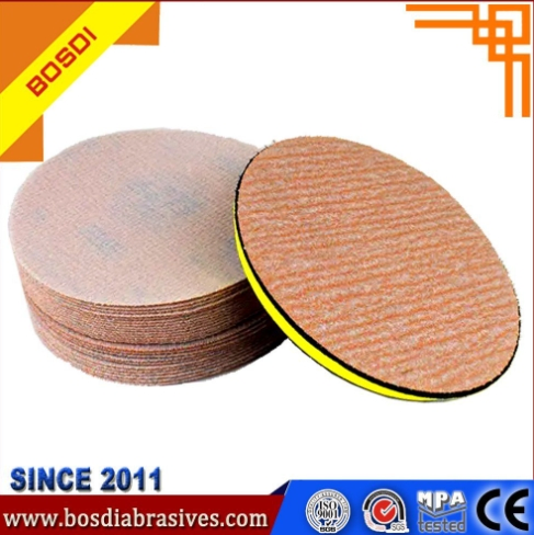 6" Inch Sandpaper Discs Polyester Film Sanding Discs