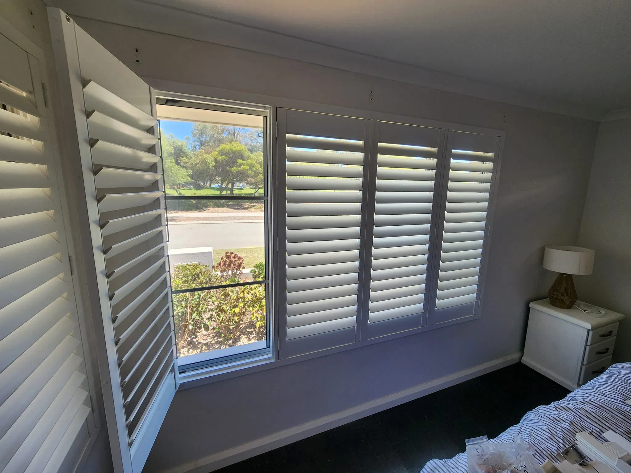 2025 Hot Selling White PVC Plantation Shutter From Source Factory