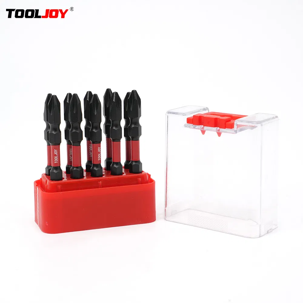 Tooljoy pH2 Impact Duty Driver Bit Set, Phillips Screwdriver Bits Industrial Grade