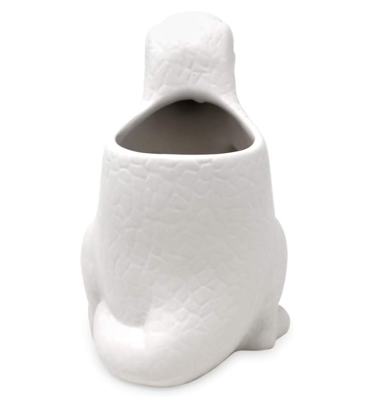 Dinosaur Style Single Ceramic Cup Understated Look Main Bathroom Accessories