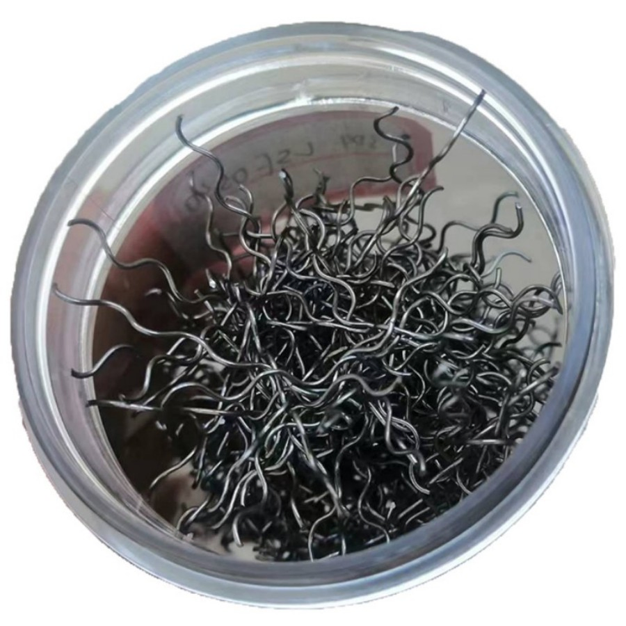 Chopped Stainless Steel Carbon Steel Fiber for Concrete Construction Row Glued Hooked End Anti-Corrosion Best