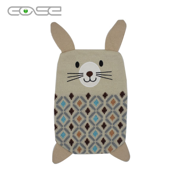 Cartoon Animal Image Portable Microwave Wheat Heat Bags for Children