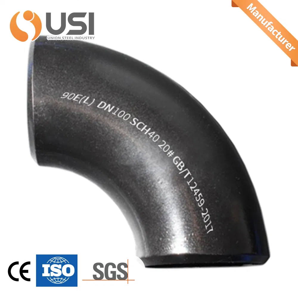 Top Quality Manufacturer Carbon Steel Pipe Fitting ASME B16.9 A234 Wpb Flange Concentric Eccentric Reducer Equal Unequal Reducing Tee Bend 90 Degree Elbow