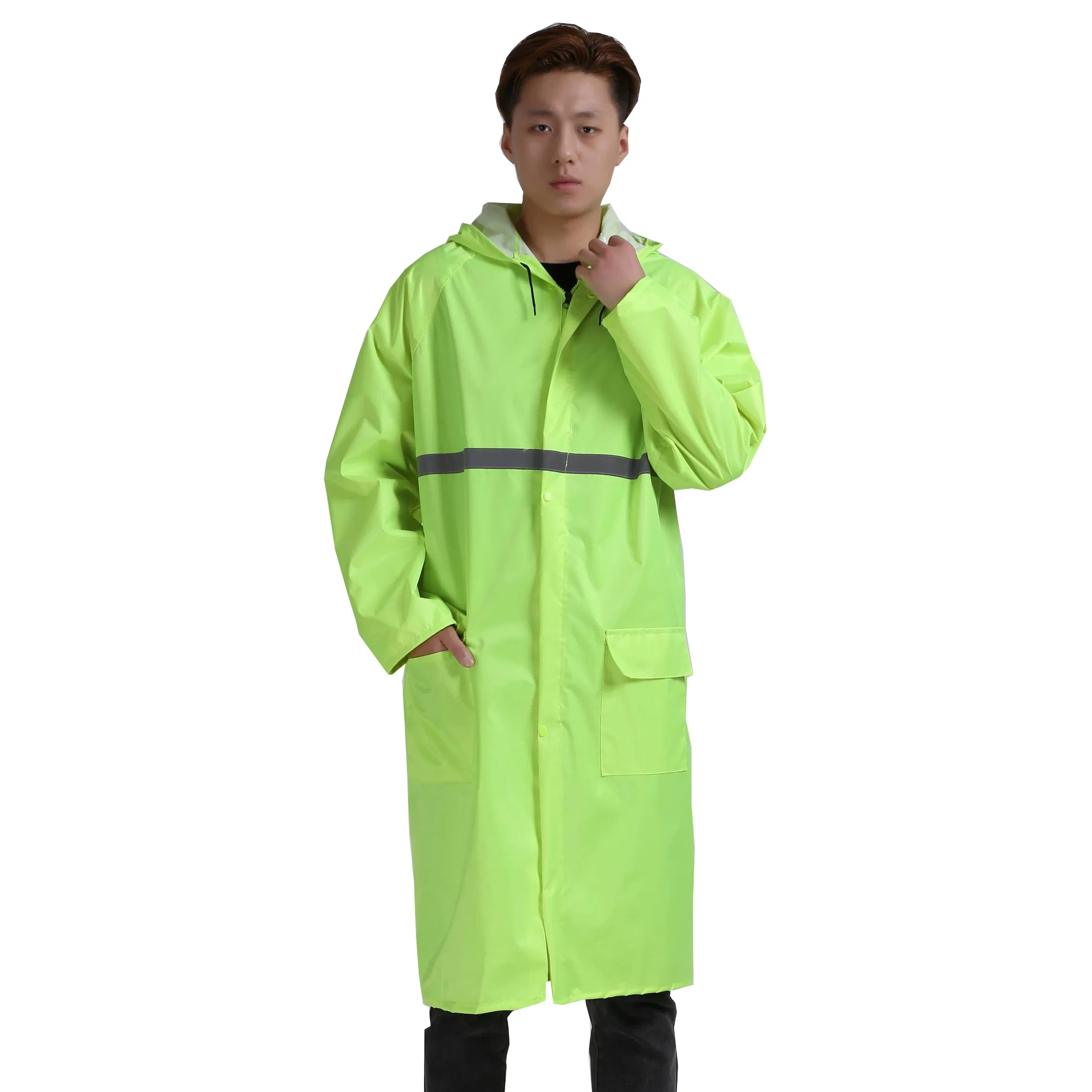 Slf-FL02 High Quality Top Popular Fashion Profession Rain Wear Raincoat Waterproof PVC Rain Wear
