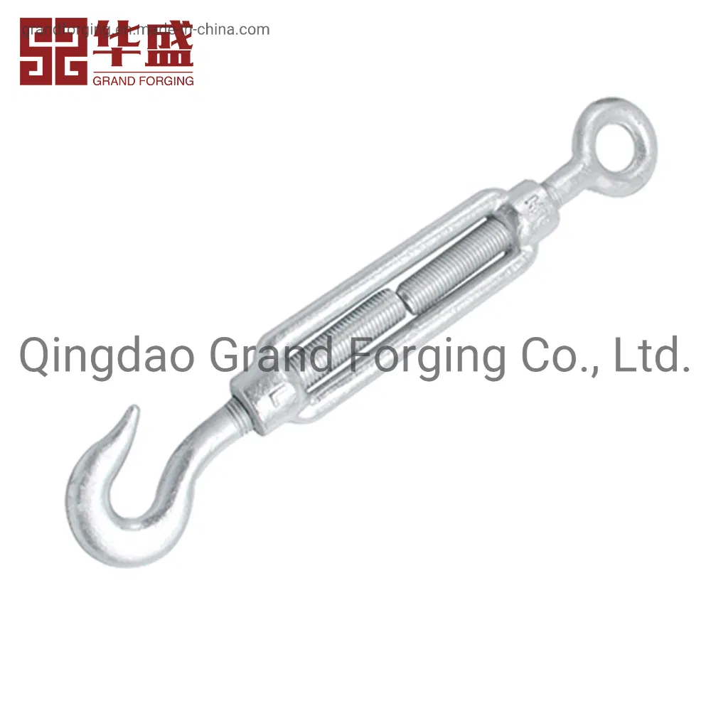 Factory DIN1480 Drop Forged Galvanized Turnbuckle Eye&Hook