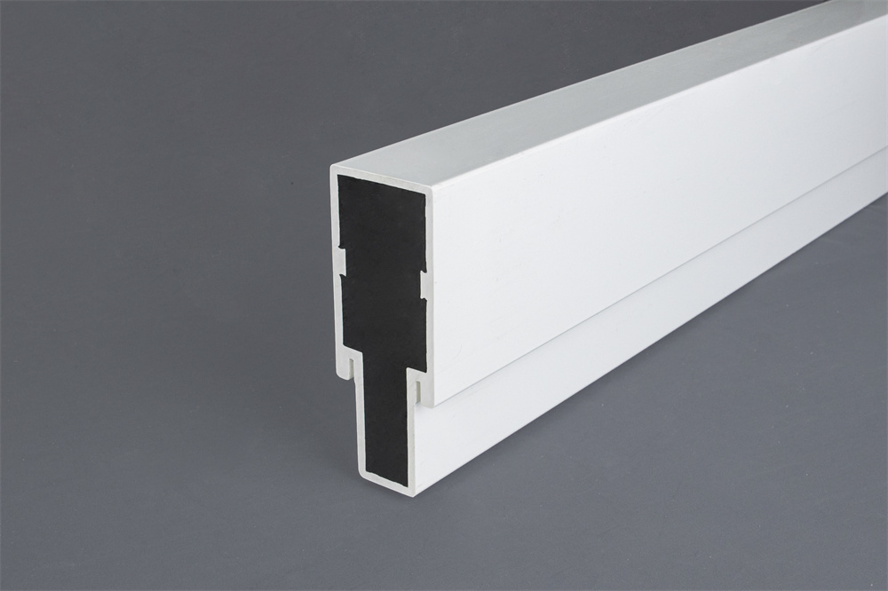 Elegant Wood Texture PVC Door Mull Post for Stylish Interiors