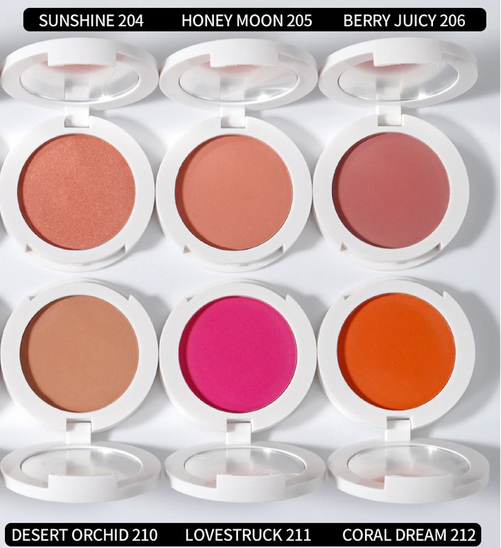 Makeup Velvet Light Texture Natural High Pigment Single Powder Blush