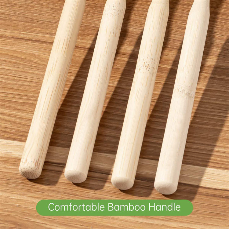 Eco Friendly Biodegradable Toothbrushes 10000 Bristle Microfiber Nano Extra Ultra Soft Bamboo Toothbrush for Sensitive Teeth