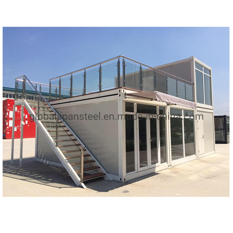 2X 20FT Modular Prefab /Prefabricated Shipping Container House for Holiday Apartment.