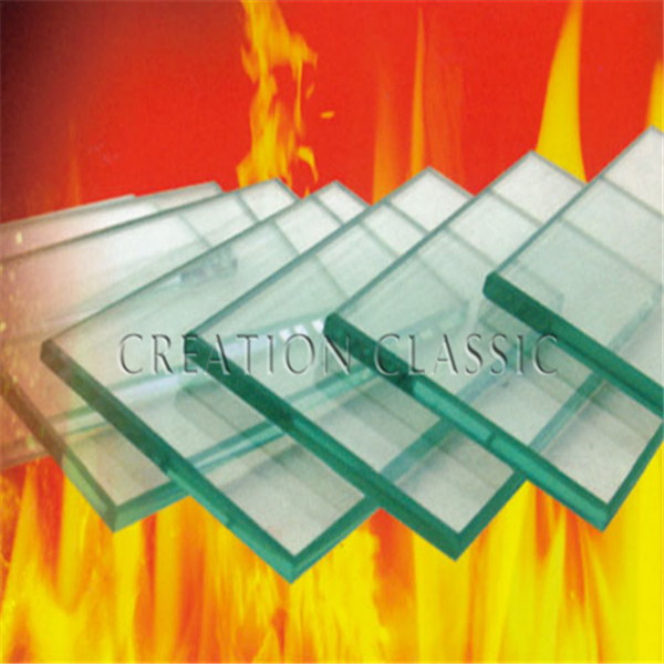 Clear Tempered Frame Less Fireproof/Fire Rated Resistant Glass