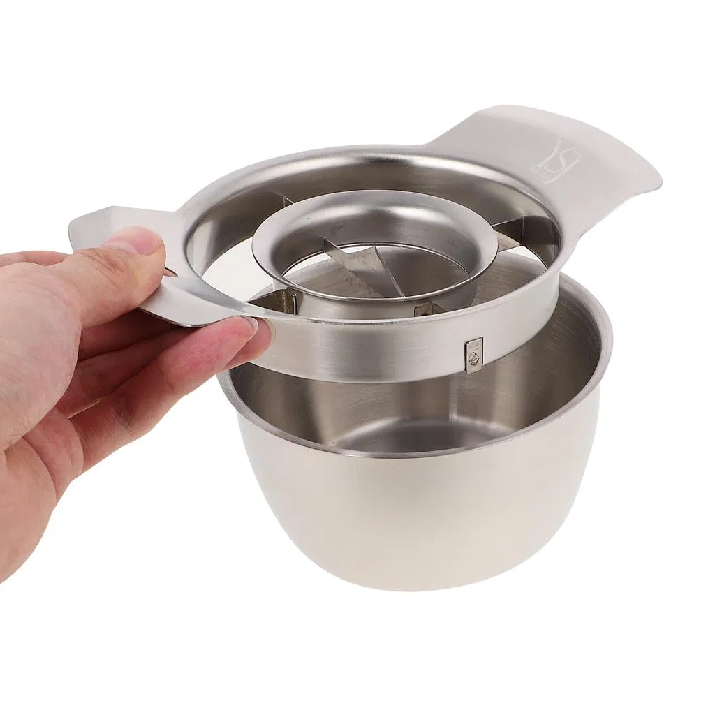 304 Stainless Steel Pomegranate Peeler with Wooden Hammer Fruit Opener Deseeder Tool Kitchen Peeler for Pomegranates for Kitchen