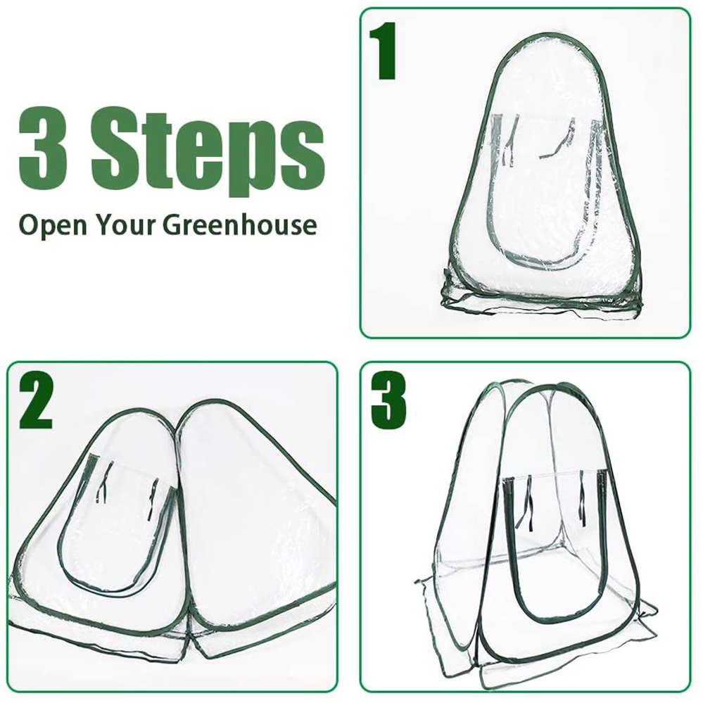 Теплица мини пластиковая ПВХ домашняя