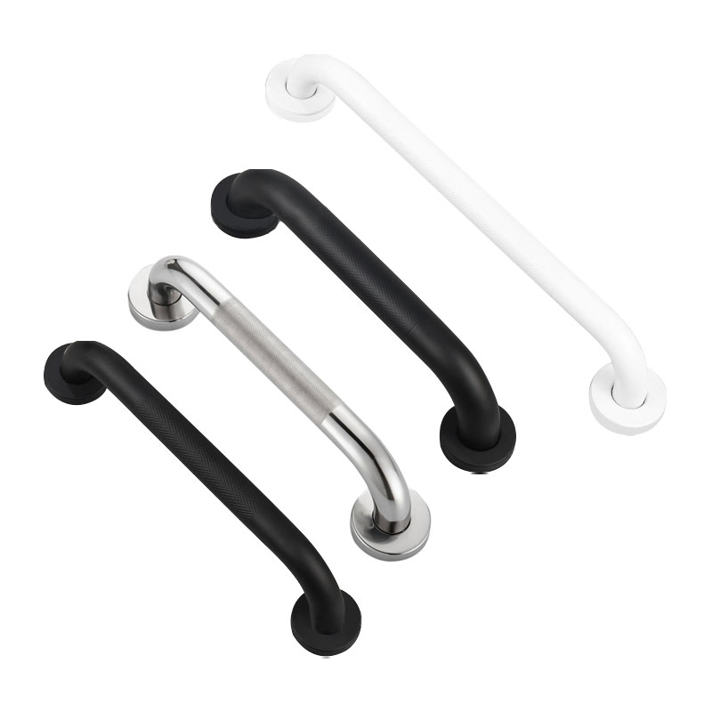 Custom Precision SUS 304 316 Grab Bar Silver White Toilet Grab Bar Handicap Safe Grab Bar for Home Hardware