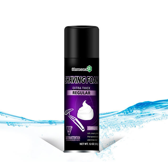 Hot Selling OEM Long Lasting Moisture Portable Shaving Foam Bottled Regular Shaving Foam