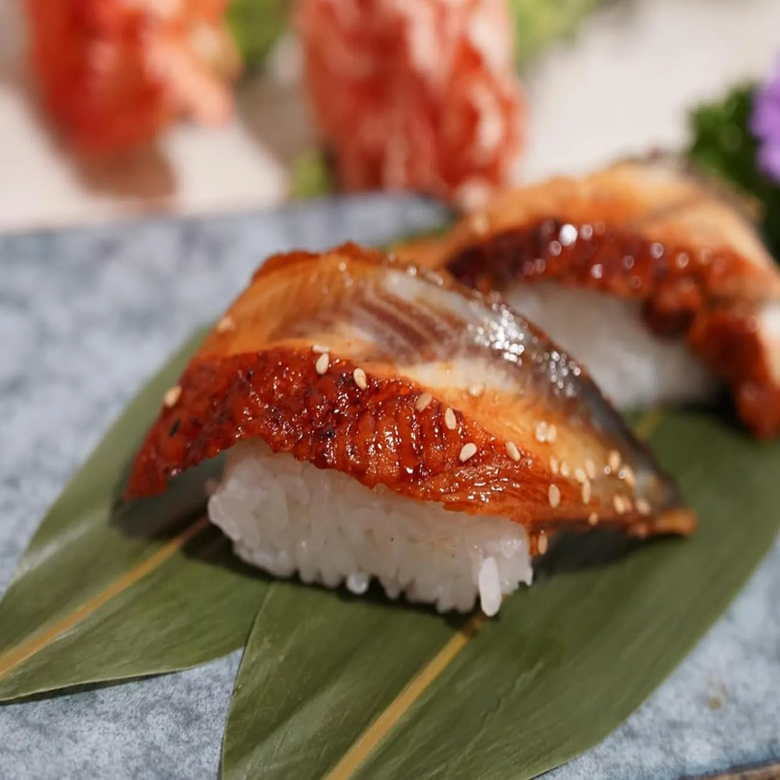 Fresh Bamboo Leaf Sushi Plate Chinese Dragon Boat Festival Snacks Wrapped in Leaves Party Leaf Plate Decor