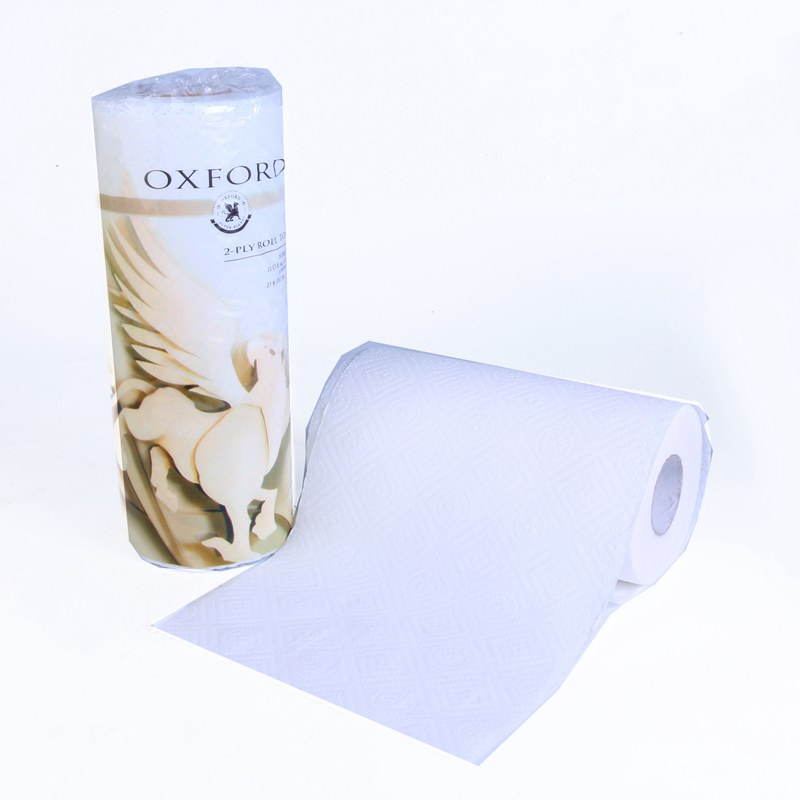 Wholesale Premium Quality 2-Layer Free Samples Jumboo Bamboo Tissue Paper Embossed Kitchen Paper Towel Roll