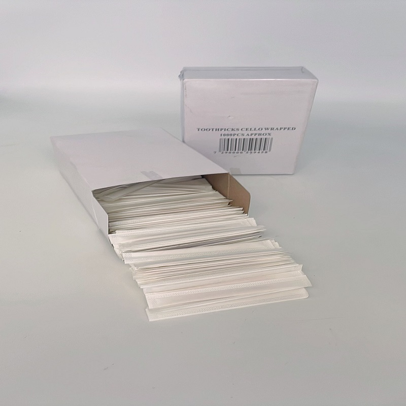 Natural Bamboo and Wood Degradable Toothpicks Directly Produced by Food Grade Factory