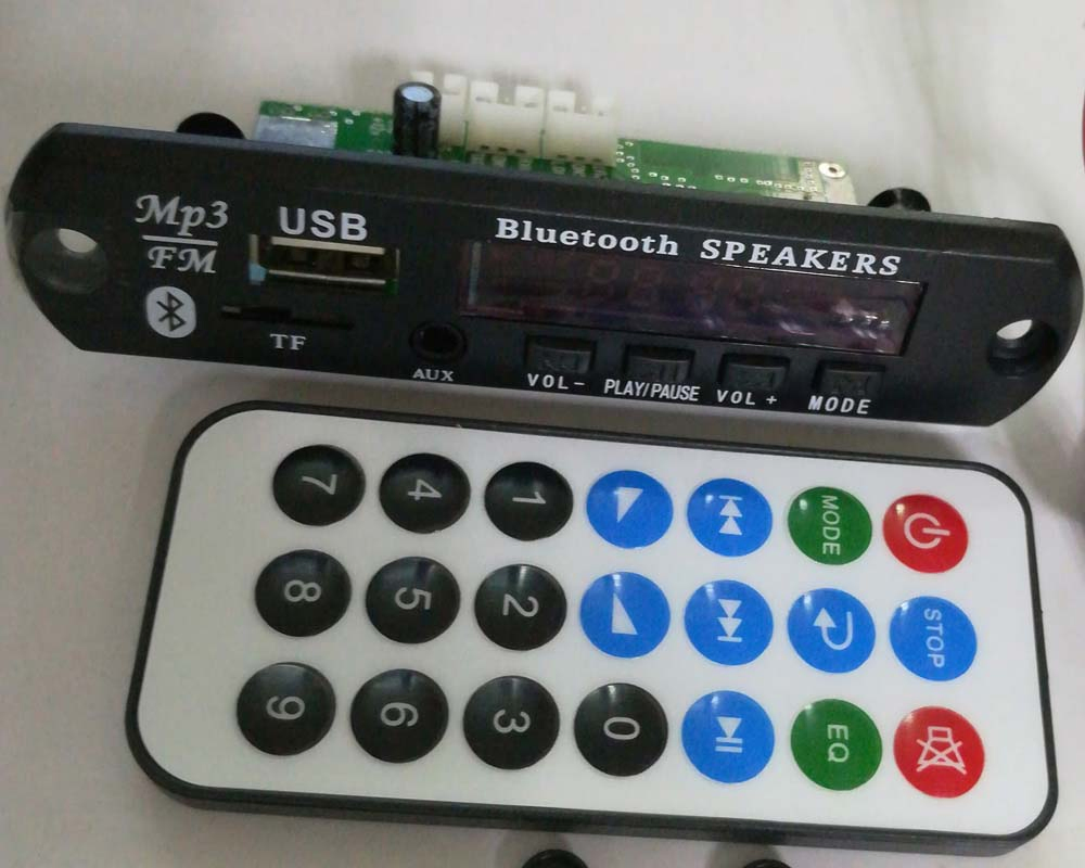Модуль MP3-плеера с Bluetooth, USB, TF и FM