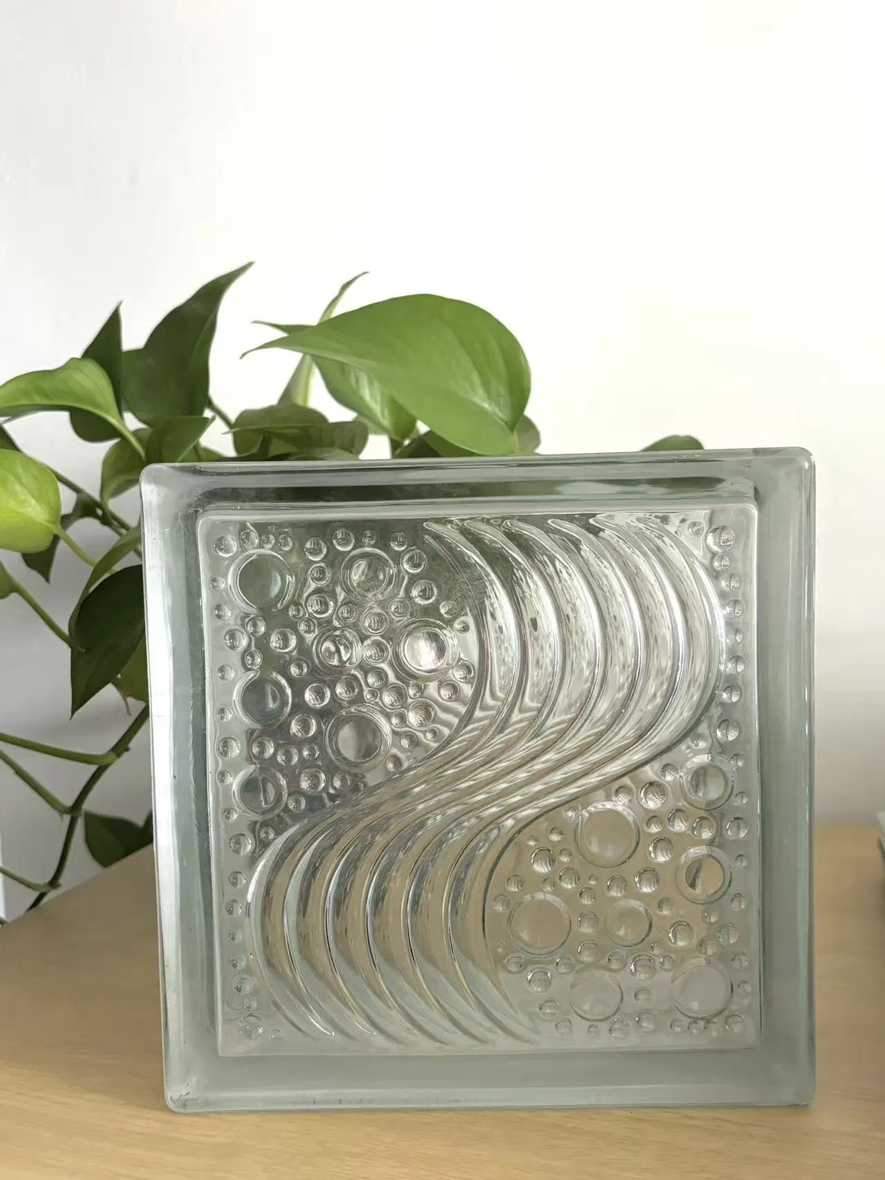 Wholesale Bricks Blocks Hot Melt Glass Bricks Fire Rated Decorative Casting Glass Brick for Partition Wall