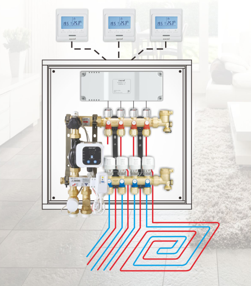 Electric Floor Heating CE/RoHS Certified E51 Home Thermostat Programmable LCD Display Electric Thermostat