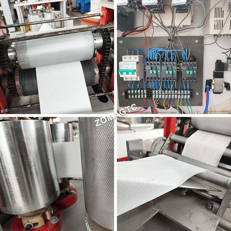 Fully Automatic Napkin/Serviette Toilet Paper Tissue Making Printing Two Color Embossing Production Folding Machine