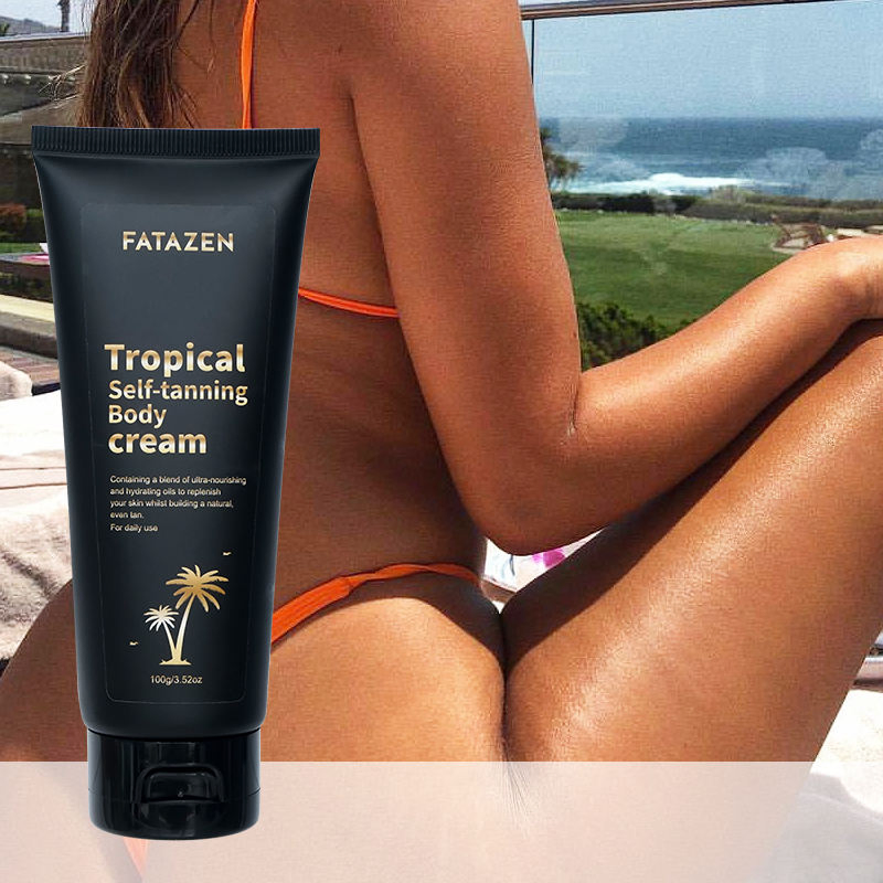 3hrs Instant Dark Tanning Lotion Butter Body Care Sunscreen Suntan Oil Skincare OEM Self Tanner Sunless Tanning Cream for Body