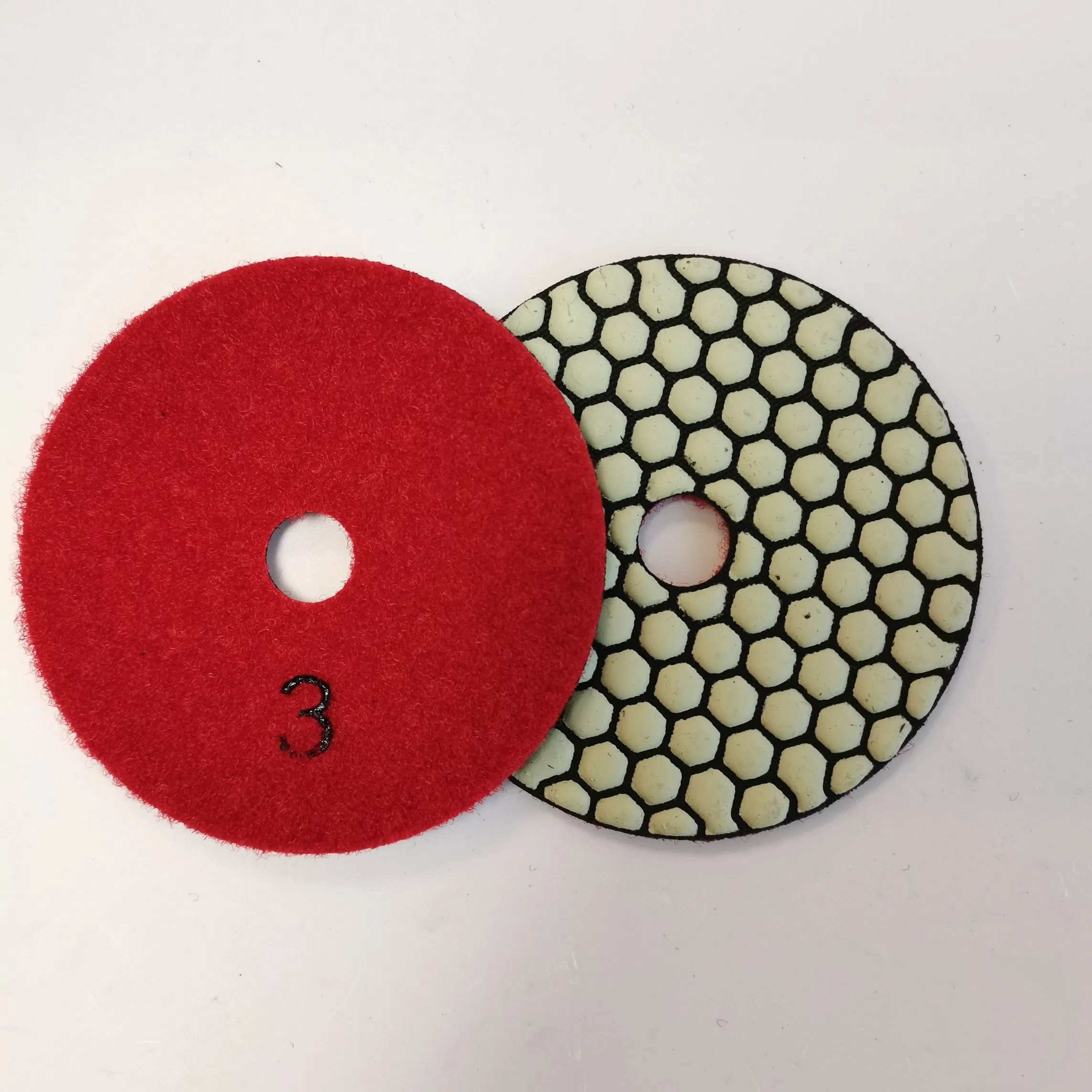 Best Selling Promotional Price 3 Step Wet 4inch Diamond Polishing Pads for Granite Marble Stone