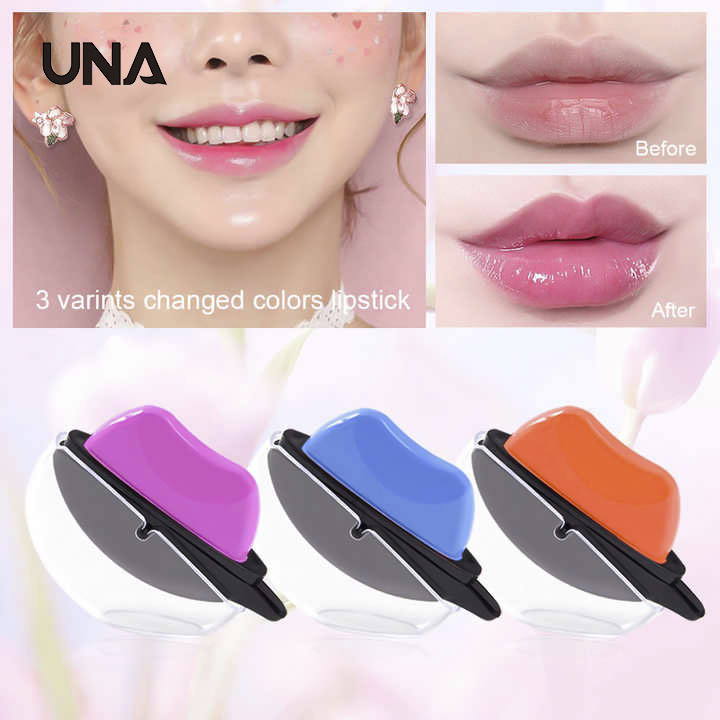 Newest Waterproof Lipstick Velvet Matte Long Lasting Lip-Shaped Lipstick Temperature Color Changing Lazy Lipstick