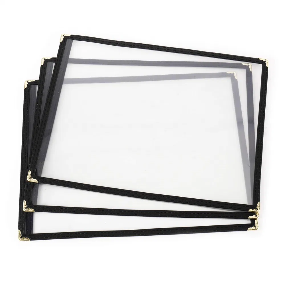 Single Page 2 View Book Golden Corner Hotel File Folder Food A4 Table Holder Restaurant Menu Cover