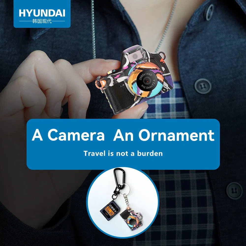 Hyundai 2K 1440p HD Mini WiFi 1.47 Inch IPS Color Screen Sport Action Video Camera