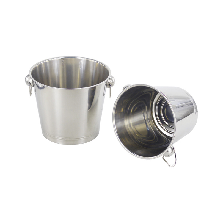 Stainless Steel Bar Ice Bucket Beer Barrel Wine Ice Bucket with Bottle Opener
