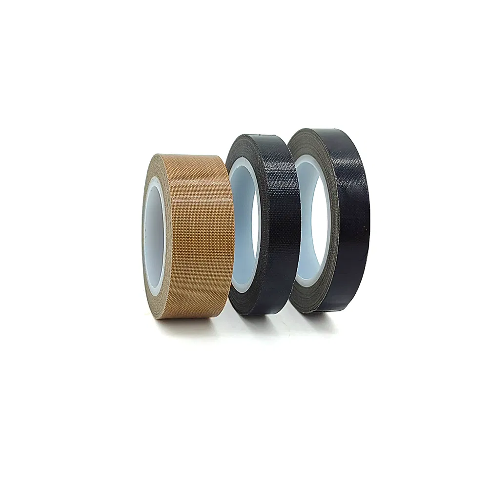 Factory Price High Temperature Resistant Insulation PTFE Coating with Silicone Small Jumbo Roll Fiberglass Adhesive Non-Stick Coating Tape