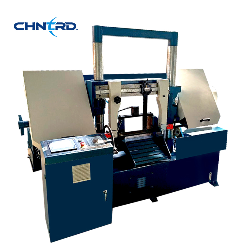 Станок ленточнопильный автоматический промышленный двухстоечный по металлу GSK 4240